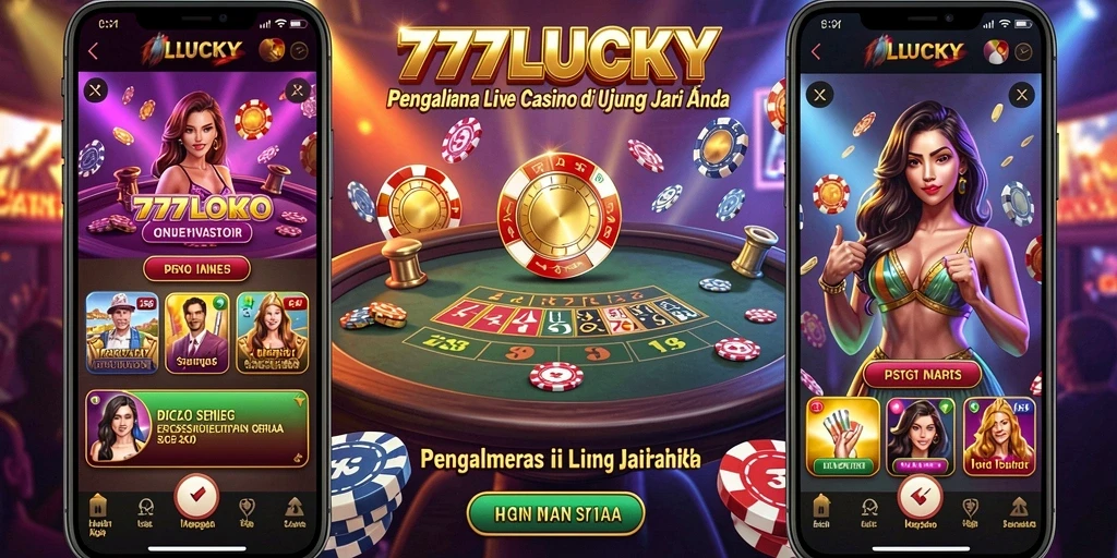 Tampilan gameplay Live Casino yang mendebarkan dan interaktif.