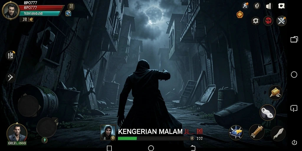 Tampilan menarik dari permainan Horror dengan atmosfer menegangkan.