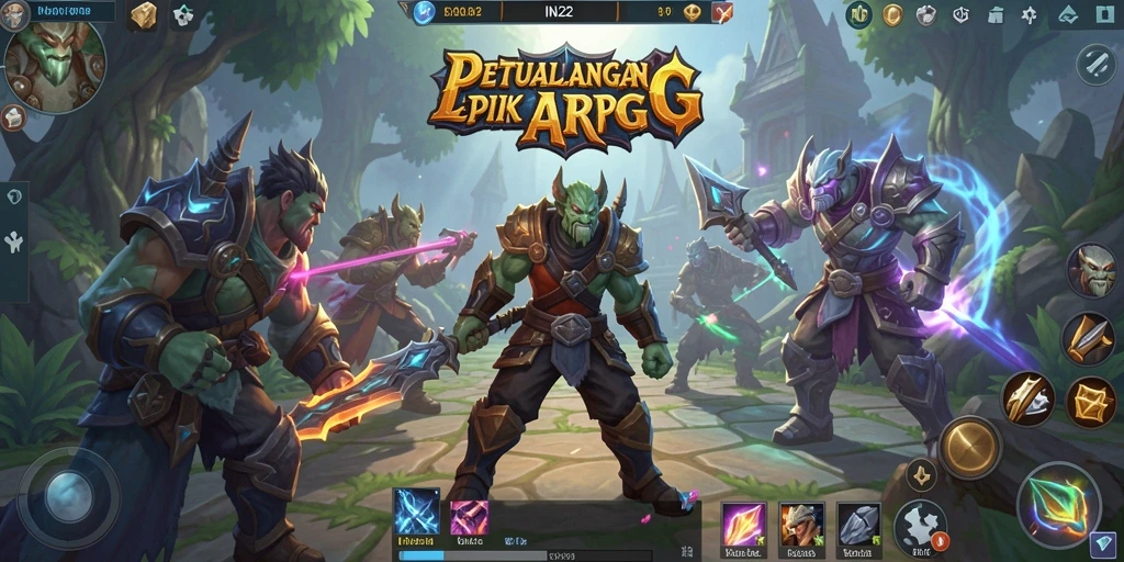 Tampilan gameplay ARPG mendebarkan dengan aksi seru di IN22.