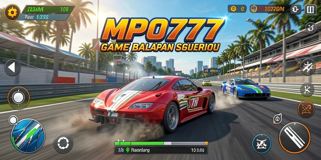 Gameplay balapan mendebarkan di MPO777 dengan berbagai lintasan menarik.