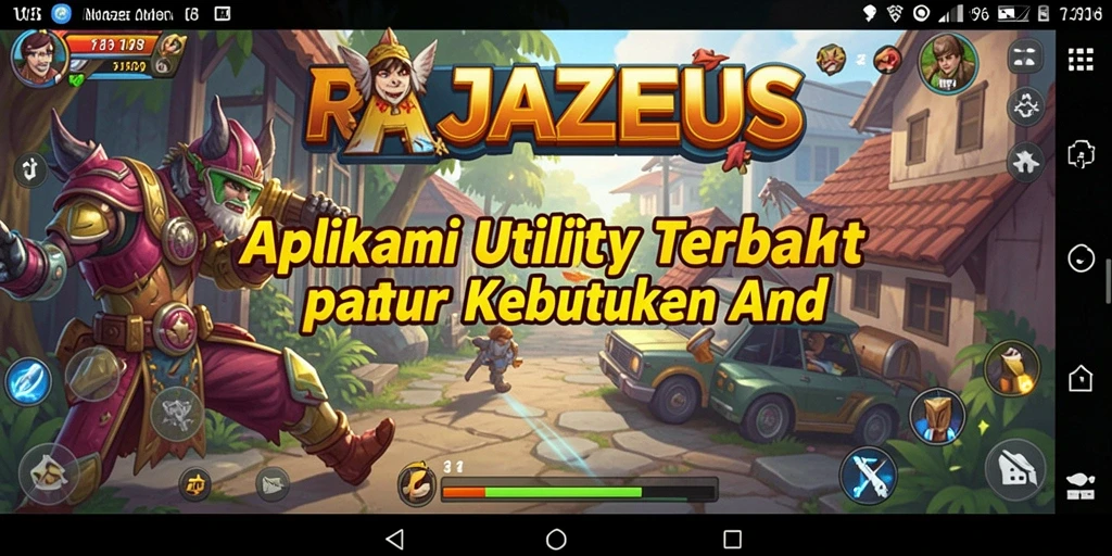 Tampilan utama aplikasi RAJAZEUS membantu pengelolaan tugas dengan efektif.